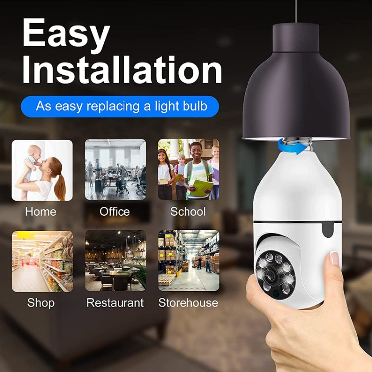 ESCAM 2.0MP 1080P Light Bulb WiFi Camera, Support IR Night Vision / Motion Detection / Two-way Voice - Light Bulb Camera by ESCAM | Online Shopping South Africa | PMC Jewellery | Buy Now Pay Later Mobicred