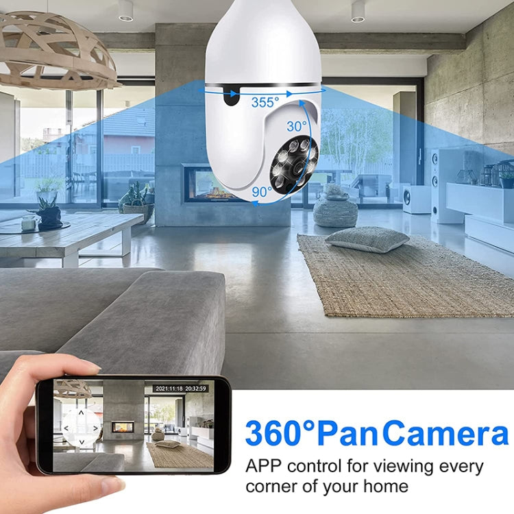 ESCAM 2.0MP 1080P Light Bulb WiFi Camera, Support IR Night Vision / Motion Detection / Two-way Voice - Light Bulb Camera by ESCAM | Online Shopping South Africa | PMC Jewellery | Buy Now Pay Later Mobicred