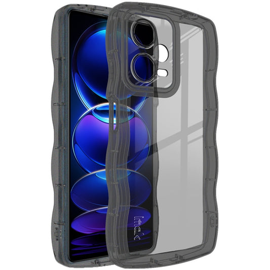 IMAK UX-8 Series TPU Phone Case For Xiaomi Redmi Note 12 Pro+ 5G China/Indian (Transparent Black) - free shipping - PMC Jewellery - Order now!