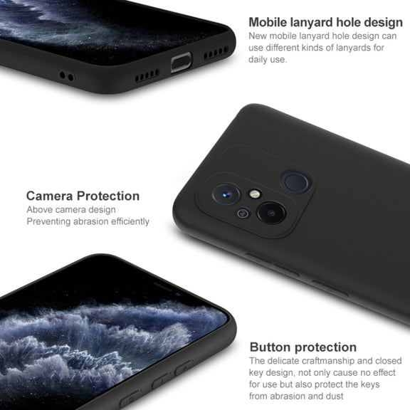For Xiaomi Redmi 12C 4G IMAK UC-3 Series Shockproof Frosted TPU Protective Phone Case