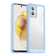 For Motorola Moto G73 Colorful Series Acrylic + TPU Phone Case(Blue) - free shipping - PMC TechLife - Order now!