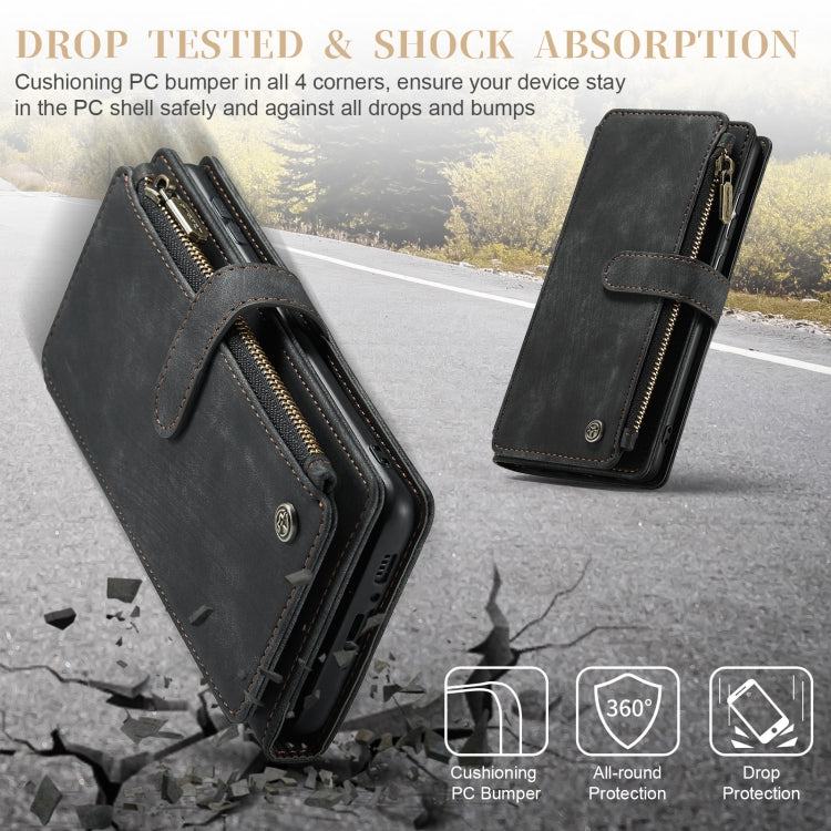 For Samsung Galaxy A34 5G CaseMe C30 Multifunctional Leather Phone Case(Black) - Galaxy Phone Cases by CaseMe | Online Shopping South Africa | PMC TechLife | Buy Now Pay Later Mobicred
