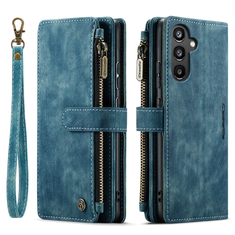 For Samsung Galaxy A34 5G CaseMe C30 Multifunctional Leather Phone Case(Blue) - free shipping - PMC Jewellery - Order now!