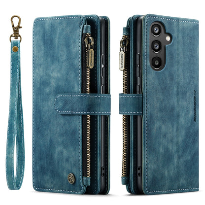 For Samsung Galaxy A34 5G CaseMe C30 Multifunctional Leather Phone Case(Blue) - free shipping - PMC Jewellery - Order now!