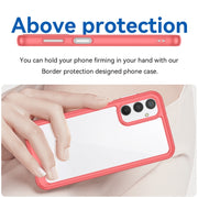 For Samsung Galaxy A24 4G Colorful Series Acrylic + TPU Phone Case(Red)
