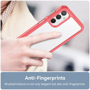 For Samsung Galaxy A24 4G Colorful Series Acrylic + TPU Phone Case(Red)