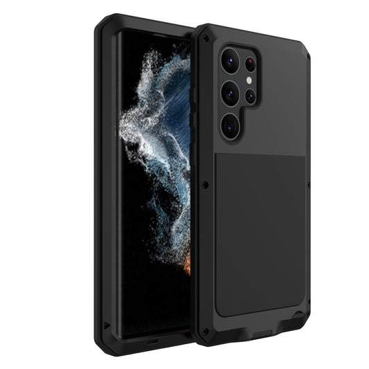For Samsung Galaxy S23 Ultra 5G RedPepper 360 Full Body Rugged Metal Life Waterproof Phone Case(Black) - free shipping - PMC Jewellery - Order now!