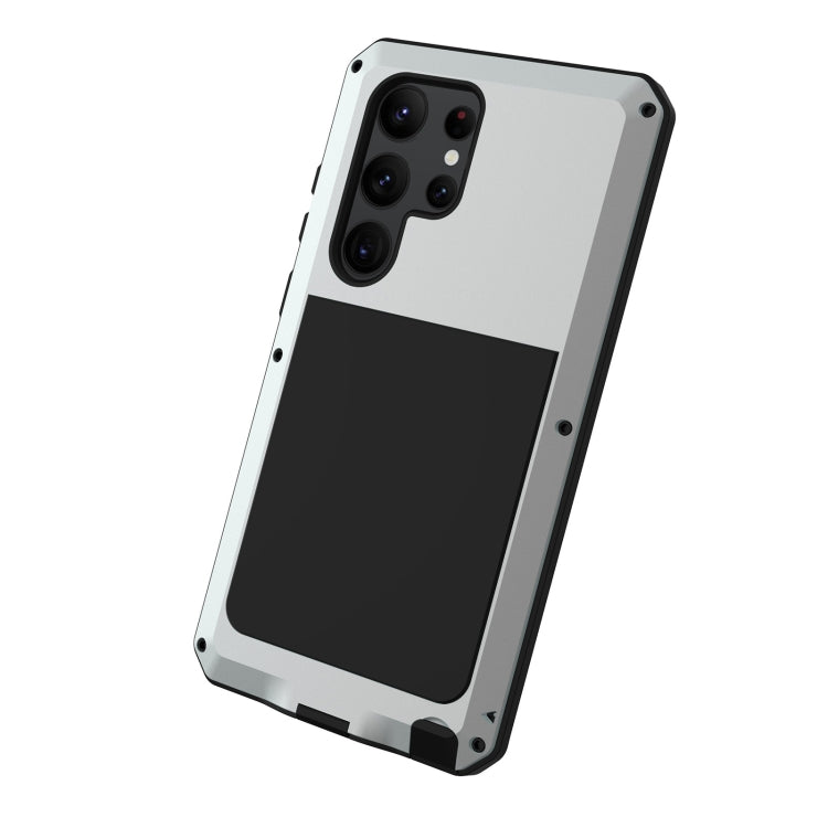 For Samsung Galaxy S23 Ultra 5G RedPepper 360 Full Body Rugged Metal Life Waterproof Phone Case(Silver) - Galaxy S23 Ultra 5G Cases by RedPepper | Online Shopping South Africa | PMC TechLife | Buy Now Pay Later Mobicred