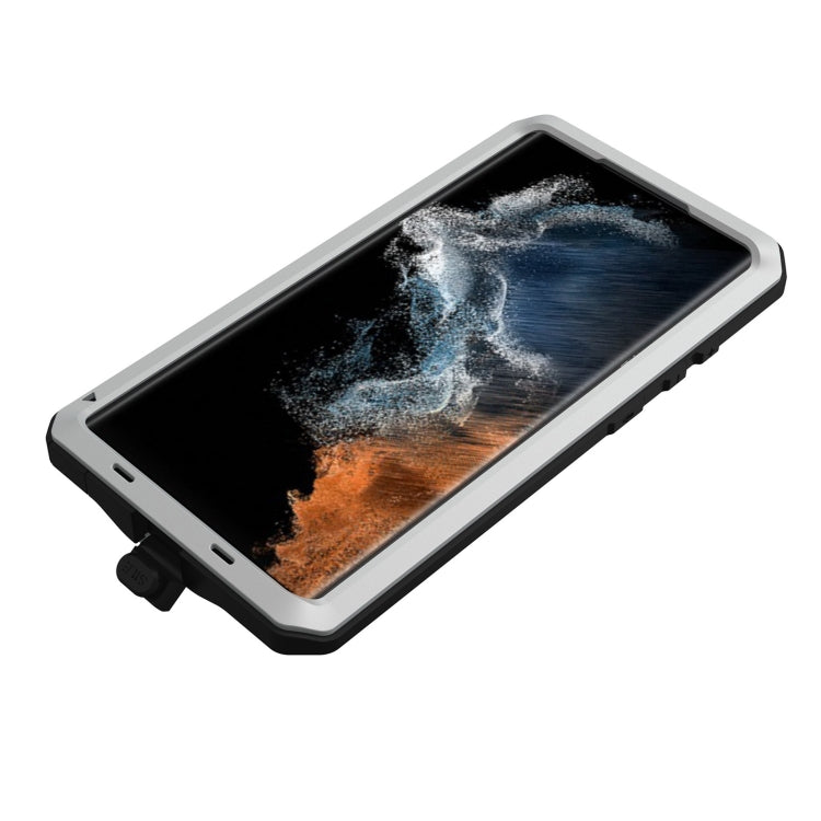 For Samsung Galaxy S23 Ultra 5G RedPepper 360 Full Body Rugged Metal Life Waterproof Phone Case(Silver) - Galaxy S23 Ultra 5G Cases by RedPepper | Online Shopping South Africa | PMC TechLife | Buy Now Pay Later Mobicred
