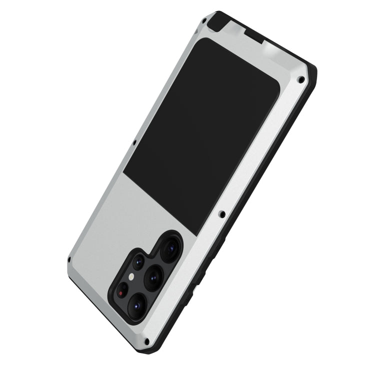 For Samsung Galaxy S23 Ultra 5G RedPepper 360 Full Body Rugged Metal Life Waterproof Phone Case(Silver) - Galaxy S23 Ultra 5G Cases by RedPepper | Online Shopping South Africa | PMC TechLife | Buy Now Pay Later Mobicred