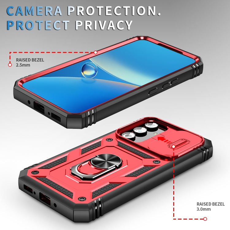 For Samsung Galaxy A54 5G Sliding Camshield TPU + PC Phone Case(Red+Black) - free shipping - PMC TechLife - Order now!