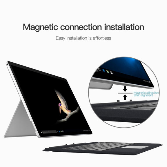 For Microsoft Surface Go / 2 / 3 / 4 Magnetic Bluetooth Keyboard Leather Case