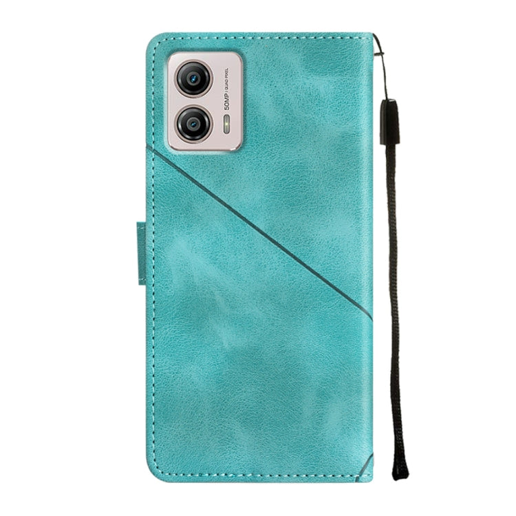 For Motorola Moto G53 5G Skin-feel Embossed Leather Phone Case(Green) - free shipping - PMC TechLife - Order now!
