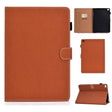 For iPad Air / iPad Air 2 / iPad 9.7 (2018 & 2017) Solid Color Tablet PC Universal Magnetic Horizontal Flip Leather Case with Card Slots & Holder(Brown) - More iPad Cases by PMC TechLife | Online Shopping South Africa | PMC TechLife | Buy Now Pay Later Mobicred