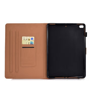 For iPad Air / iPad Air 2 / iPad 9.7 (2018 & 2017) Solid Color Tablet PC Universal Magnetic Horizontal Flip Leather Case with Card Slots & Holder(Brown)