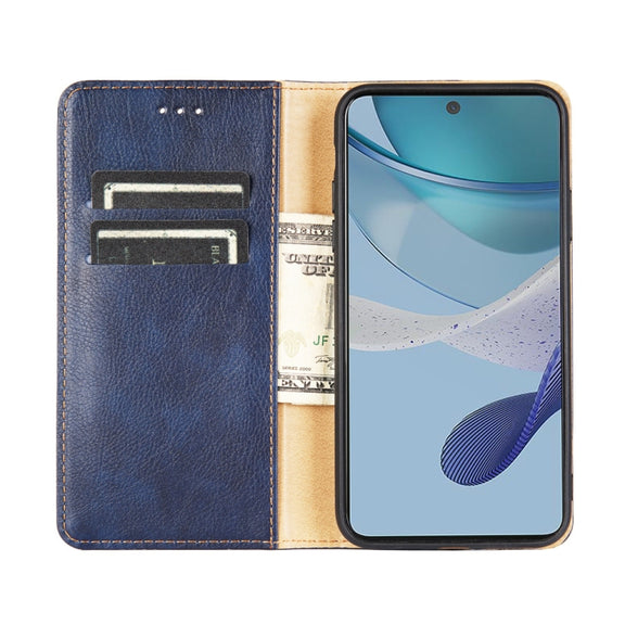 For OnePlus Ace 2/11R Gloss Oil Solid Color Magnetic Leather Phone Case(Green)
