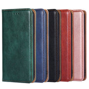 For OnePlus Ace 2/11R Gloss Oil Solid Color Magnetic Leather Phone Case(Green)