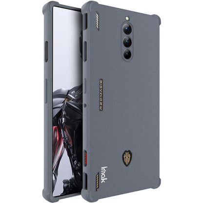 For ZTE nubia Red Magic 8 Pro 5G imak Shockproof Airbag TPU Phone Case(Matte Grey) - ZTE Cases by imak | Online Shopping South Africa | PMC Jewellery | Buy Now Pay Later Mobicred