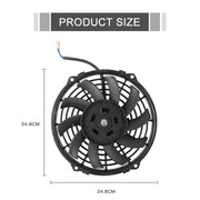 9 inch 12V 80W Car Powerful Transmission Oil Cooling Fan with Mounting Accessorie