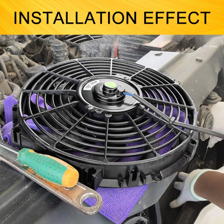 9 inch 12V 80W Car Powerful Transmission Oil Cooling Fan with Mounting Accessorie