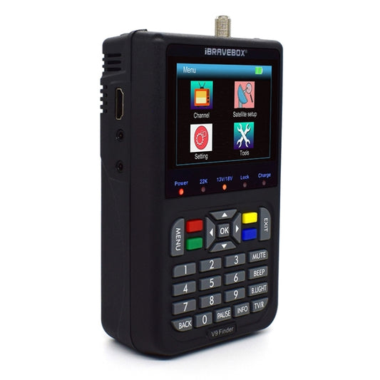 iBRAVEBOX V9 Finder Digital Satellite Signal Finder Meter, Plug Type:AU Plug(Black) - free shipping - PMC Jewellery - Order now!