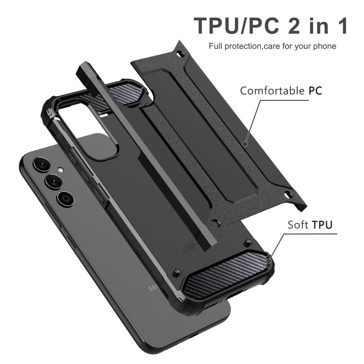 For Samsung Galaxy A34 5G Magic Armor TPU Hard PC Phone Case(Silver) - free shipping - PMC TechLife - Order now!