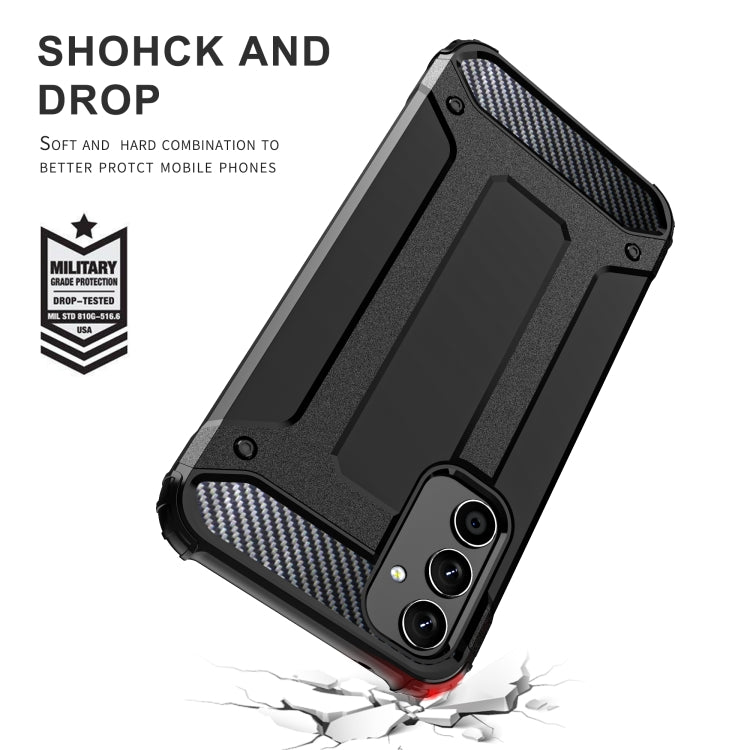 For Samsung Galaxy A34 5G Magic Armor TPU Hard PC Phone Case(Silver) - free shipping - PMC TechLife - Order now!