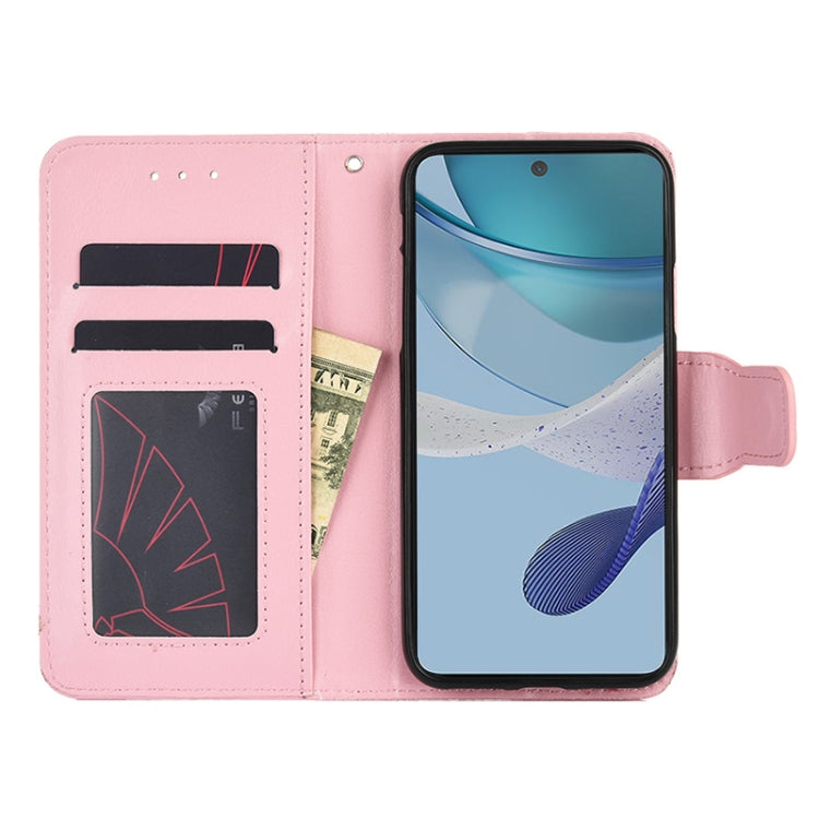 For OnePlus Ace 2/11R Crystal Texture Leather Phone Case(Pink) - free shipping - PMC TechLife - Order now!
