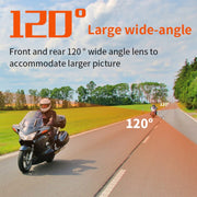 SE65 Dual 1080P Water-resistant HD Motorcycle DVR, Support WiFi / GPS / Cycling Video