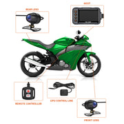 SE65 Dual 1080P Water-resistant HD Motorcycle DVR, Support WiFi / GPS / Cycling Video