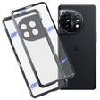 For OnePlus 11 Full Cover Magnetic Metal Tempered Glass Phone Case(Black) - free shipping - PMC TechLife - Order now!