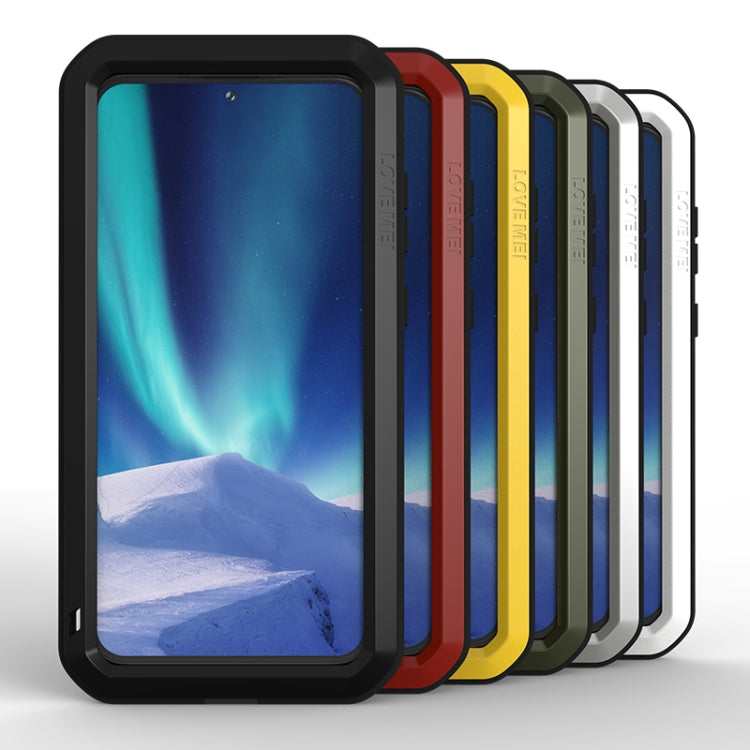 For Samsung Galaxy S23+ 5G LOVE MEI Metal Shockproof Life Waterproof Dustproof Phone Case(Black) - Galaxy S23+ 5G Cases by LOVE MEI | Online Shopping South Africa | PMC TechLife | Buy Now Pay Later Mobicred