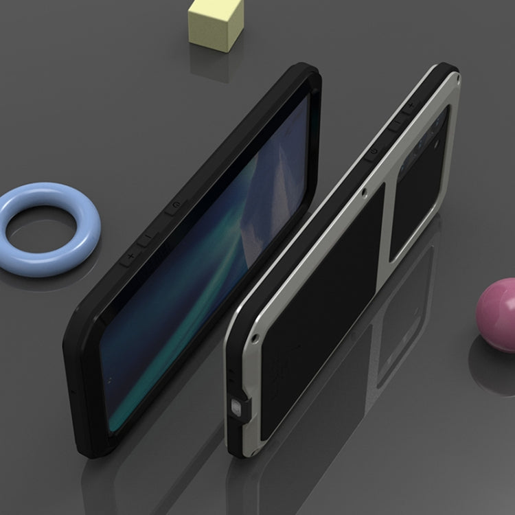 For Samsung Galaxy S23+ 5G LOVE MEI Metal Shockproof Life Waterproof Dustproof Phone Case(Black) - Galaxy S23+ 5G Cases by LOVE MEI | Online Shopping South Africa | PMC TechLife | Buy Now Pay Later Mobicred