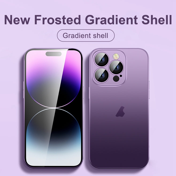 For iPhone 13 Skin Feel Frosted Gradient Phone Case(Blue) - free shipping - PMC TechLife - Order now!