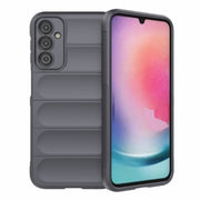 For Samsung Galaxy A24 5G / A24 4G Magic Shield TPU + Flannel Phone Case(Dark Grey)