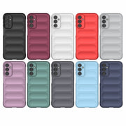 For Samsung Galaxy A24 5G / A24 4G Magic Shield TPU + Flannel Phone Case(Purple)
