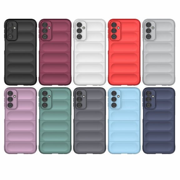 For Samsung Galaxy A24 5G / A24 4G Magic Shield TPU + Flannel Phone Case(Purple)