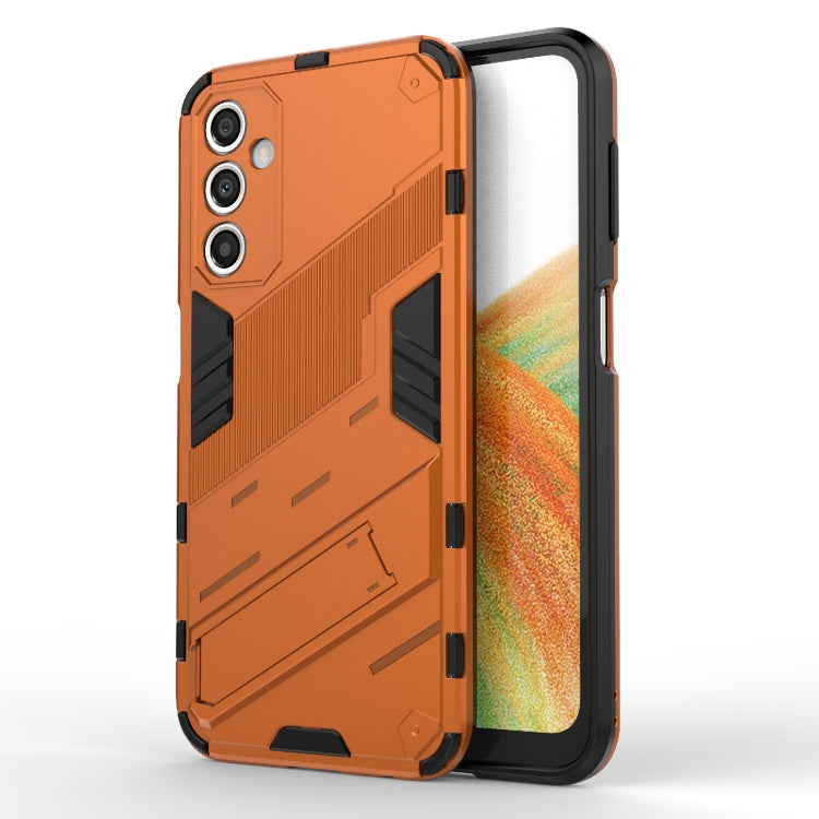 For Samsung Galaxy A24 5G / A24 4G Punk Armor 2 in 1 PC + TPU Shockproof Phone Case with Invisible Holder(Orange) - free shipping - PMC TechLife - Order now!