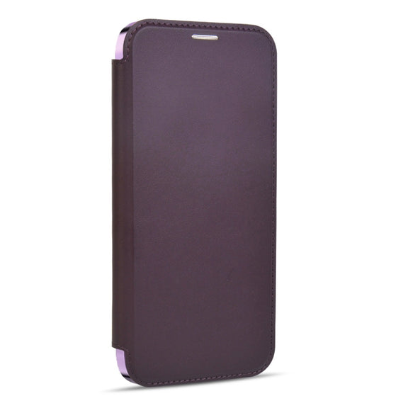 For Samsung Galaxy S23 Ultra 5G MagSafe Magnetic RFID Anti-theft Leather Phone Case(Dark Purple)