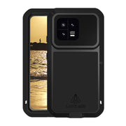 For Xiaomi 13 LOVE MEI Metal Shockproof Life Water-resistant Dustproof Phone Case(Black)