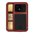 For Xiaomi 13 LOVE MEI Metal Shockproof Life Waterproof Dustproof Phone Case(Red) - free shipping - PMC TechLife - Order now!