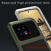 For Xiaomi 13 LOVE MEI Metal Shockproof Life Water-resistant Dustproof Phone Case(Black)