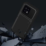 For Xiaomi 13 LOVE MEI Metal Shockproof Life Water-resistant Dustproof Phone Case(Red)