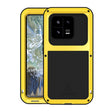 For Xiaomi 13 Pro LOVE MEI Metal Shockproof Life Waterproof Dustproof Phone Case(Yellow) - free shipping - PMC TechLife - Order now!