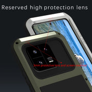 For Xiaomi 13 Pro LOVE MEI Metal Shockproof Life Water-resistant Dustproof Phone Case(Red)