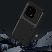 For Xiaomi 13 Pro LOVE MEI Metal Shockproof Life Water-resistant Dustproof Phone Case(White)