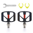 QR610 1 Pair Carbon Fiber Bicycle Quick Release Pedals(Red Axis) - Pedals by PMC TechLife | Online Shopping South Africa | PMC TechLife