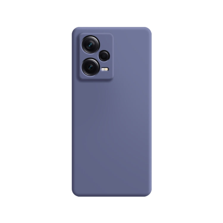 For Xiaomi Redmi Note 12 5G Global Imitation Liquid Silicone Phone Case(Grey) - free shipping - PMC TechLife - Order now!