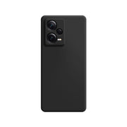 For Xiaomi Redmi Note 12 5G Global Imitation Liquid Silicone Phone Case(Black)
