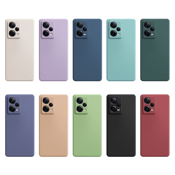 For Xiaomi Redmi Note 12 5G Global Imitation Liquid Silicone Phone Case(Red)